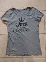 Damen T-Shirt lustig Funshirt Statement Queen grau XXL Nordrhein-Westfalen - Siegen Vorschau