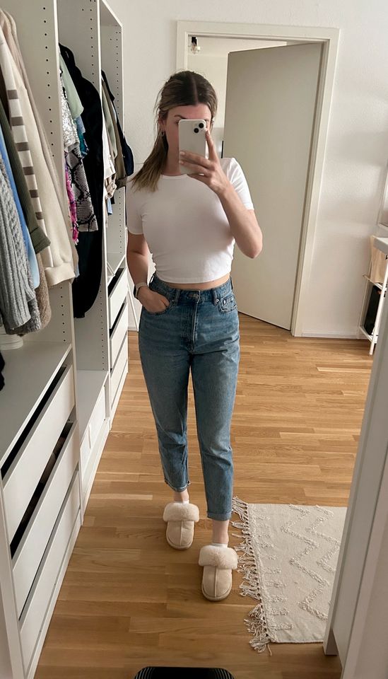 H&M Mom Jeans blau S/M 38 neu! in Kaiserslautern