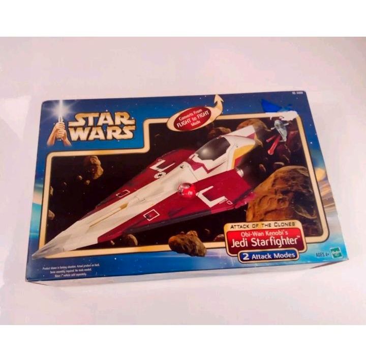 ⭐️ Star Wars Vintage NEU/OVP MISB Obi Wan Kenobi Jedi Starfighter in Oberursel (Taunus)