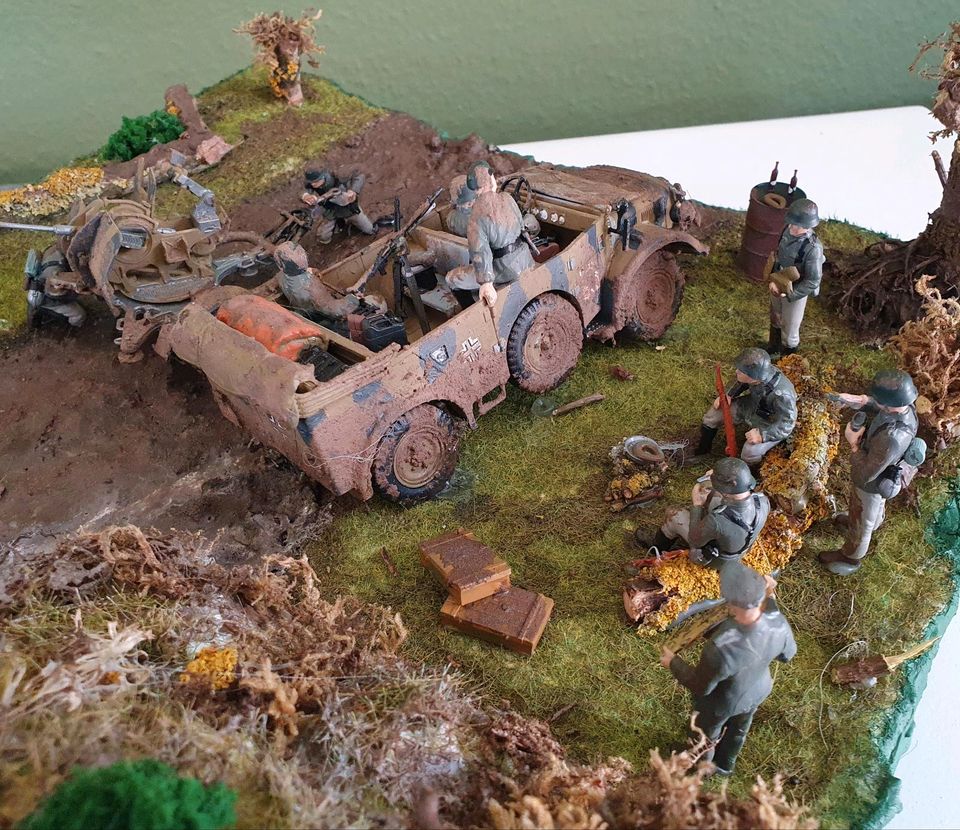 DIORAMA 1:35 "ZWISCHEN DEN FRONTEN " in Bad Bocklet