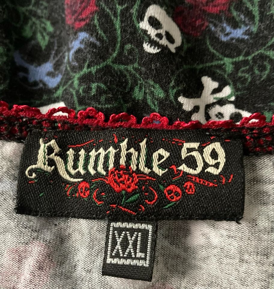 Rumble 59 Shirt XXL 3/4 Arm *wie neu* Rockabilly Rock‘n‘Roll in Mülheim (Ruhr)