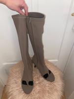 heiße kniehohe Zehentrenner Stiefel /Schuhe von Zara Sachsen - Zwickau Vorschau