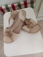 Sandaletten, beige, von Caprice, Gr. 42 - aus Leder Berlin - Pankow Vorschau