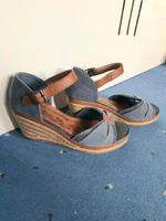 Keilsandalen jeans Hessen - Hammersbach Vorschau