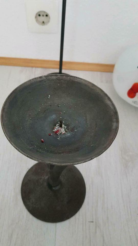 Kerzenständer Metall Eisen von beiden Seiten zu gebrauchen in Gummersbach