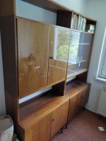 DDR Schrank Mid Century Design Holz Anbauwand Regal String Sachsen-Anhalt - Leuna Vorschau