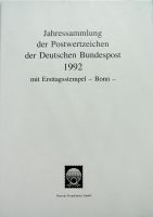 Jahressammlung der Postwertzeichen 1992 mit Ersttagsstempel Bonn Mecklenburg-Vorpommern - Wismar Vorschau