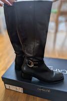 Caprice Lederstiefel Nappa schwarz chic Aachen - Laurensberg Vorschau