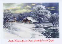 Nostalgische Postkartensatz Frohe Weihnachten IV, 8 Karten Niedersachsen - Flöthe Vorschau