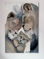 Ölgemälde des Autors "Familie der Löwen" West - Höchst Vorschau
