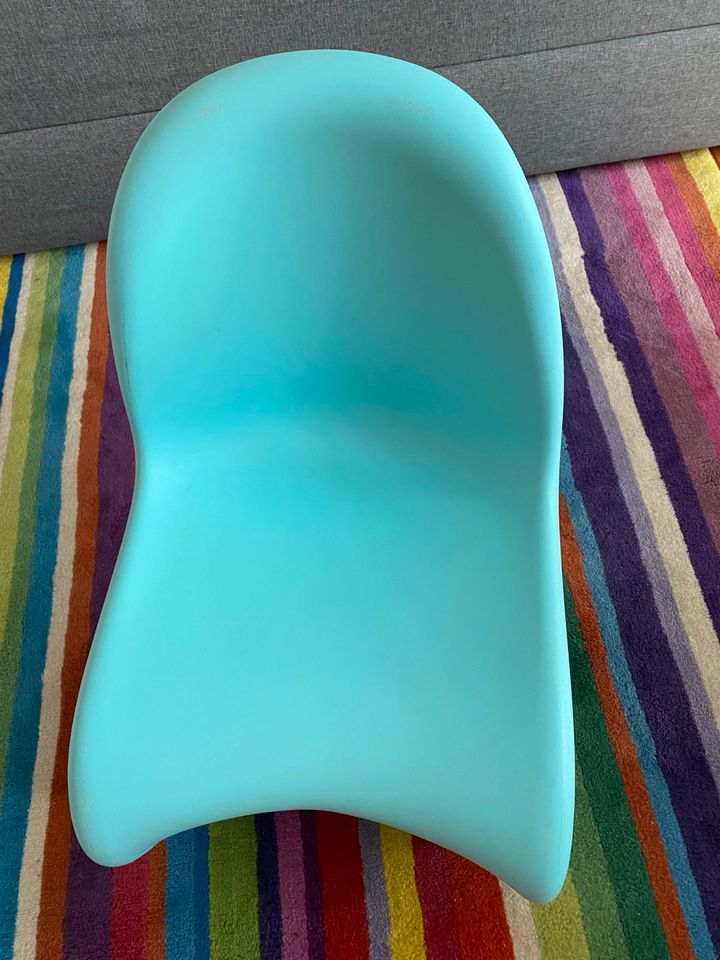 ❤️ Panton Chair Junior/ Panton Stuhl für Kinder Türkis in Bingen