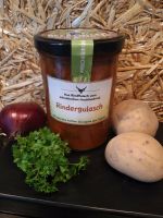 Rindergulasch im Glas 400 gr. Hochlandrind ohne GESCHMACKSVERSTÄR Niedersachsen - Dahlenburg Vorschau