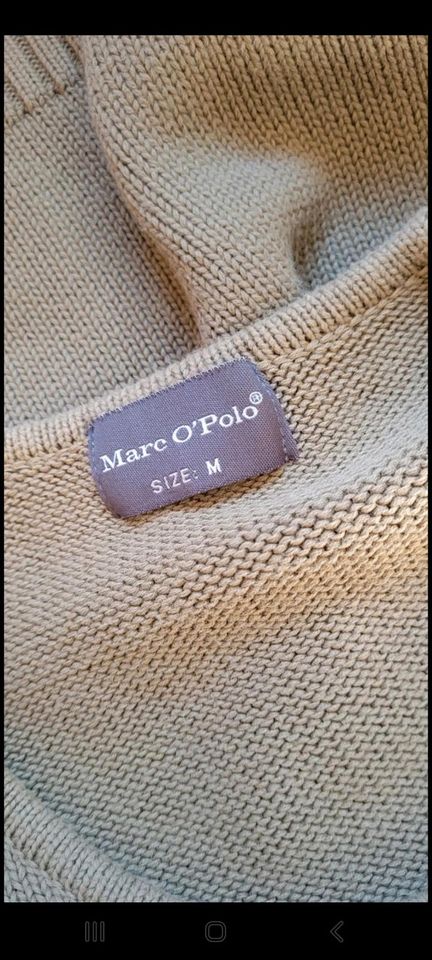 Marc O'Polo Pullover Gr. M - olivgrün - 100 % Baumwolle in Sülfeld