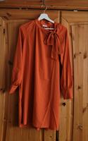 VILA Blusenkleid langarm mit poetry Schleife rostorange Gr.36/S Baden-Württemberg - Neuenburg am Rhein Vorschau