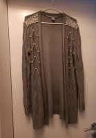 Long-Strickjacke von Heine (ashley brooke) Gr. 42, grau m. Perlen München - Pasing-Obermenzing Vorschau