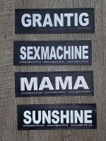 4 x Julius K9 Klettsticker groß L Mama Grantig Sexmachine Sunshin Niedersachsen - Badbergen Vorschau