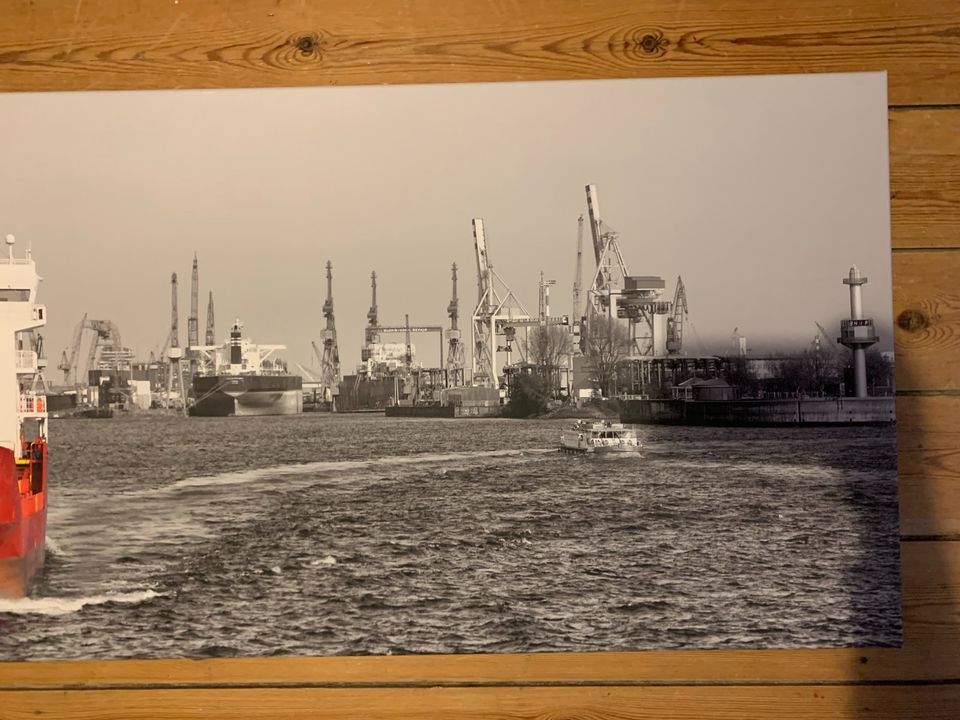 Hamburg Hafengeburtstag Landungsbrücken Hafen Kunstdruck Leinwand in Hamburg