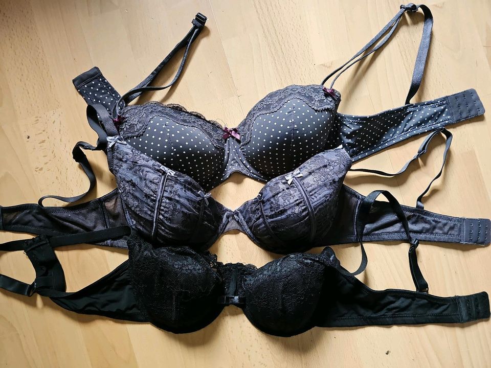 Damen BH 85c Neu Unterwäsche je 5€ schwarz grau in Salzgitter