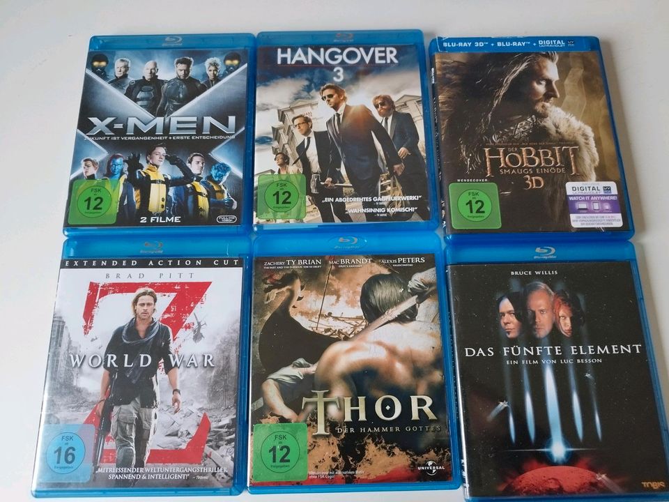 Verschiedene Blu-ray Filme in Burghausen