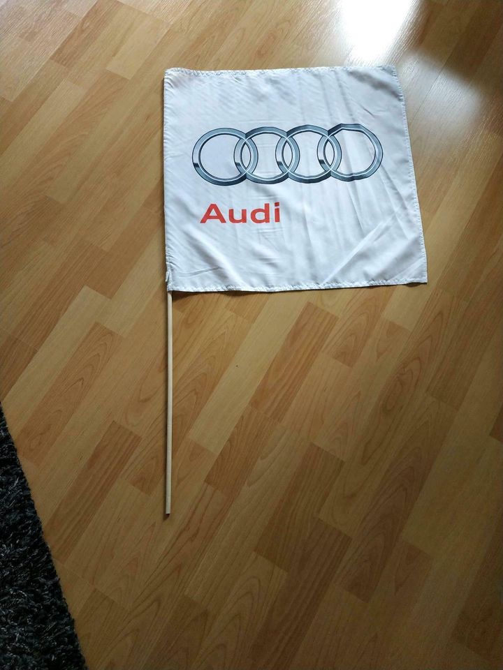 Fahne Flagge DTM- Rennen Audi in Leipzig