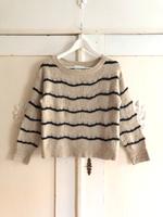 Gr. XS Vila Oversize Strickpullover beige schwarz geringelt Berlin - Wilmersdorf Vorschau
