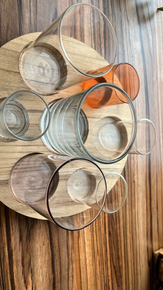 Kerzenhalter,  Teelichthalter, aus Holz für 7 Teelichter in Essen