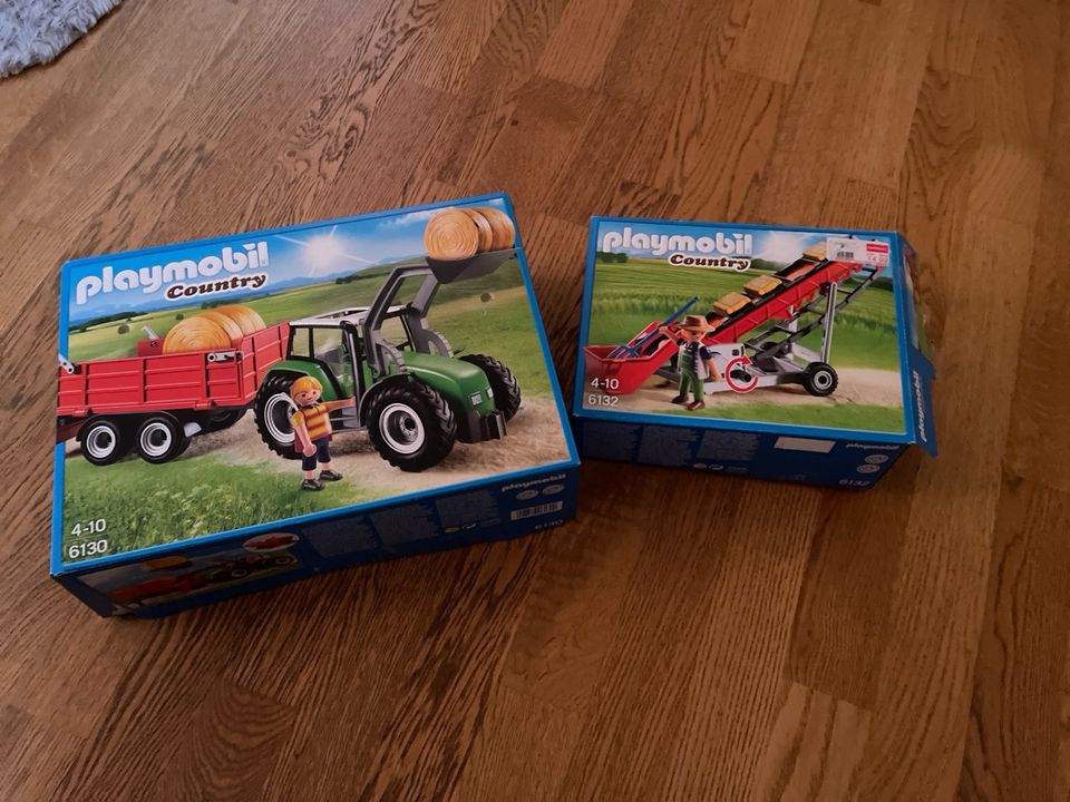 Playmobil Country Traktor mit Anhänger und Förderband in Essen