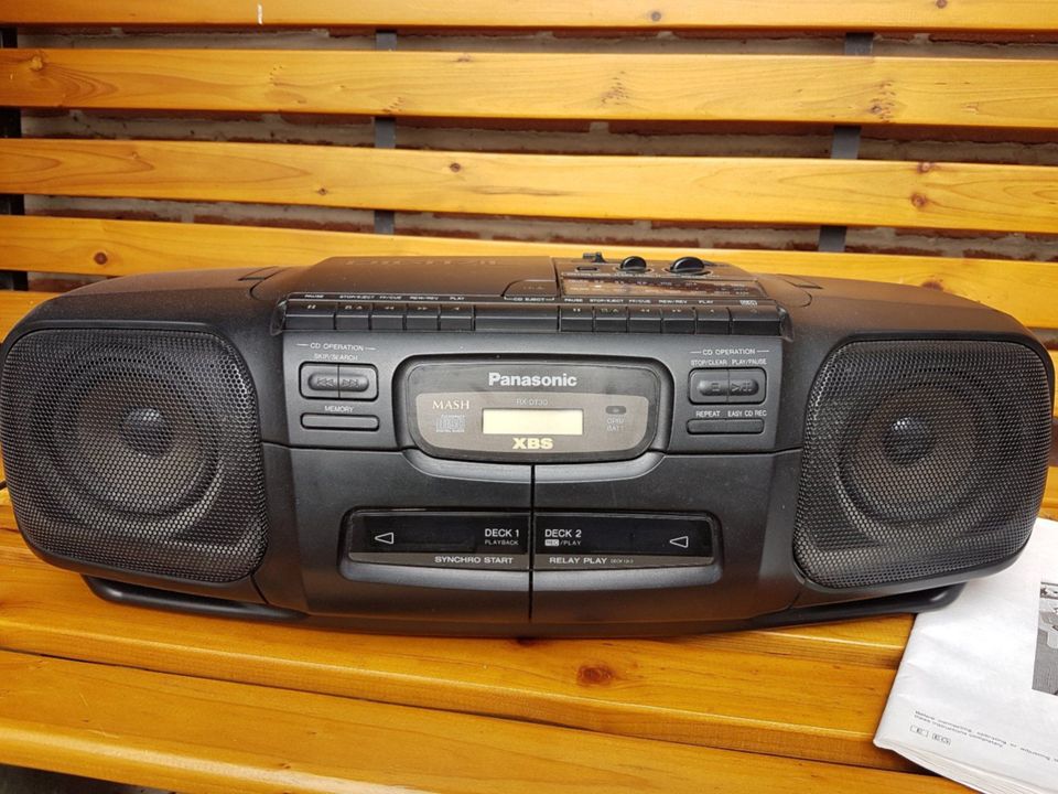 Panasonic Portable Stereo CD System RX-DT30 in Rickling