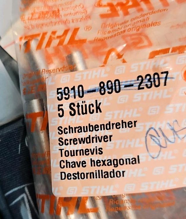 Stihl Schraubendreher 5910 890 2307 Neu 4mm in Obernburg