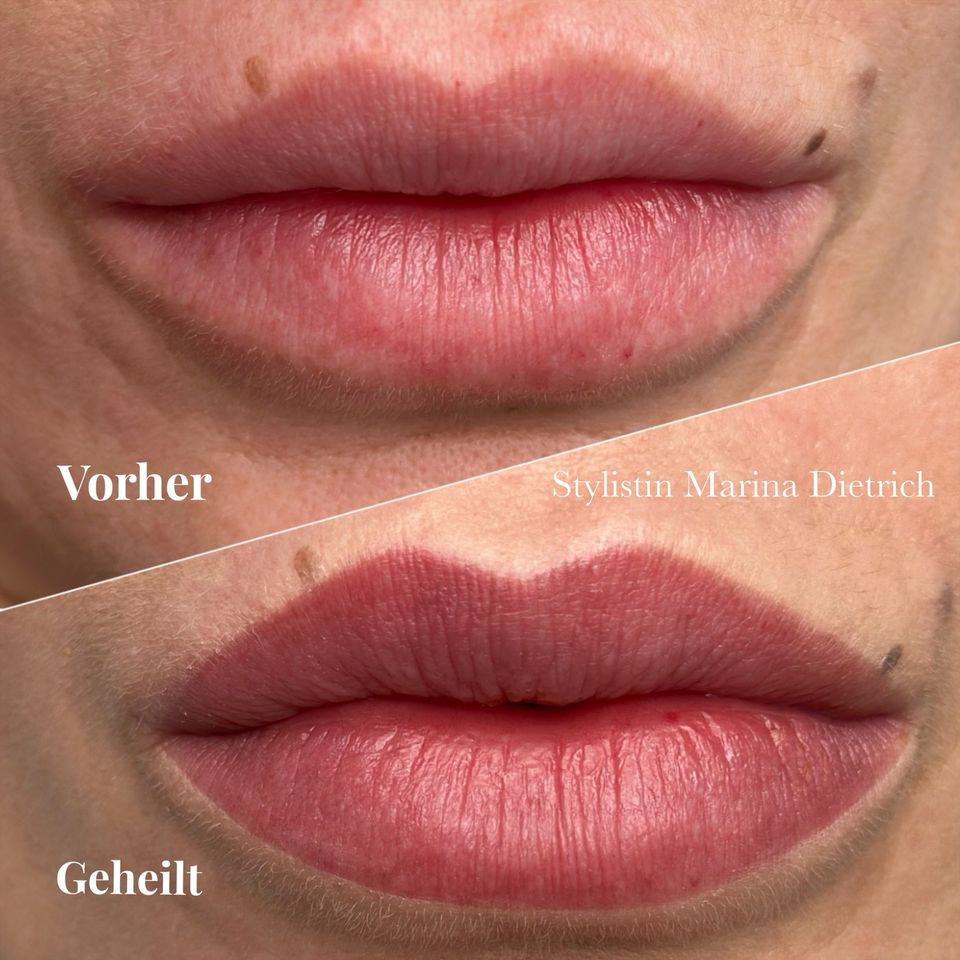 Model für Permanent Make-up Lippen , Lippen Tattoo, Lippenkontur in Leipzig