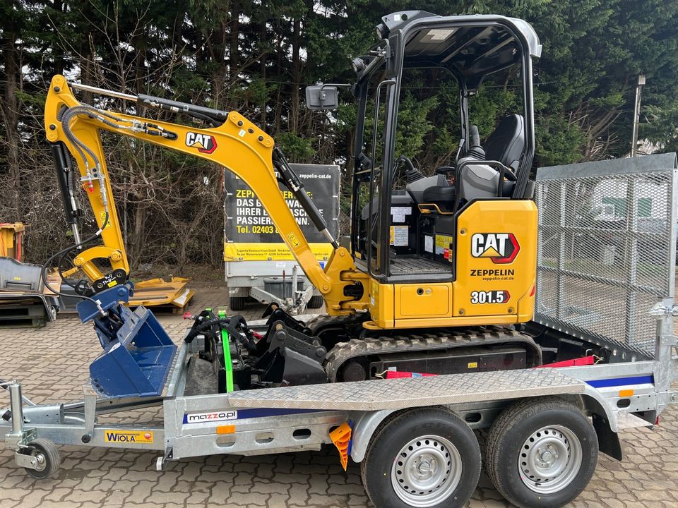 Minibagger von Caterpillar zu vermieten in Herzogenrath