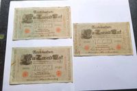 Geldscheine, 1000 Mark Reichsbanknote, 1910, 3 Stück Nordrhein-Westfalen - Hünxe Vorschau