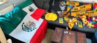 Mexico Party Poncho Fahnen Girlanden  Patronengurt Perücke Bierkü Sachsen-Anhalt - Bad Schmiedeberg Vorschau