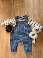 Baby Set Latzhose mit  Body, Größe 56 Sachsen - Claußnitz Vorschau