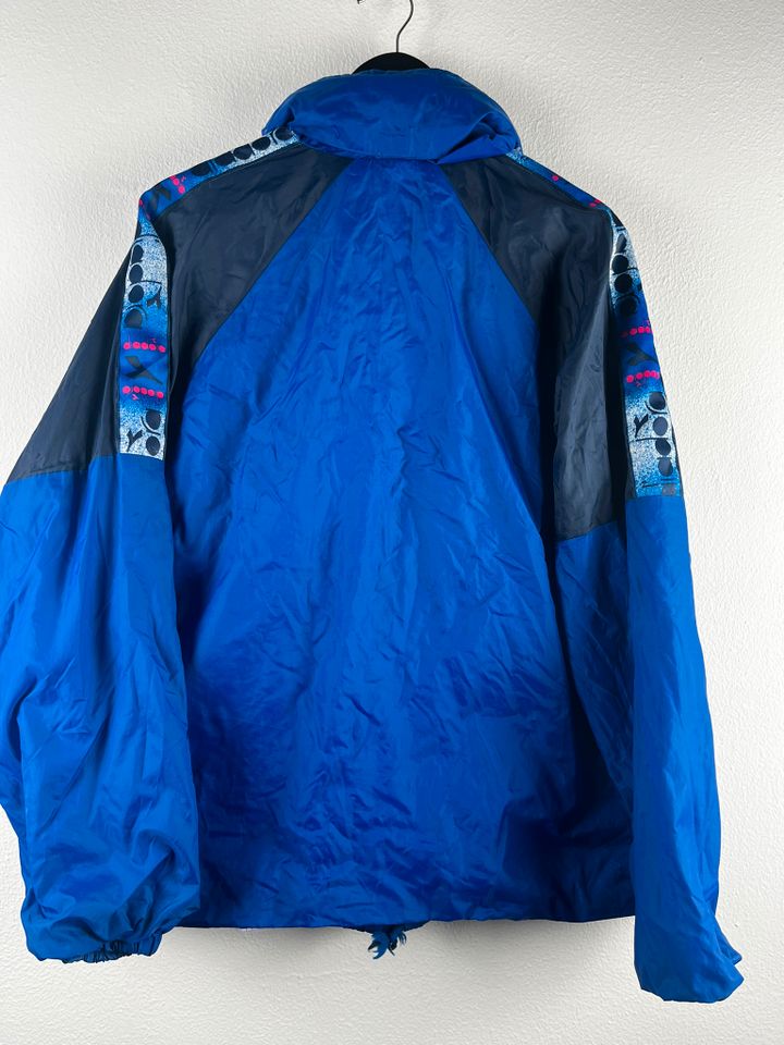 Vintage Diadora Regenjacke - Retro Jacke - Oldschool -90s - Gr. L in Neuenhaus