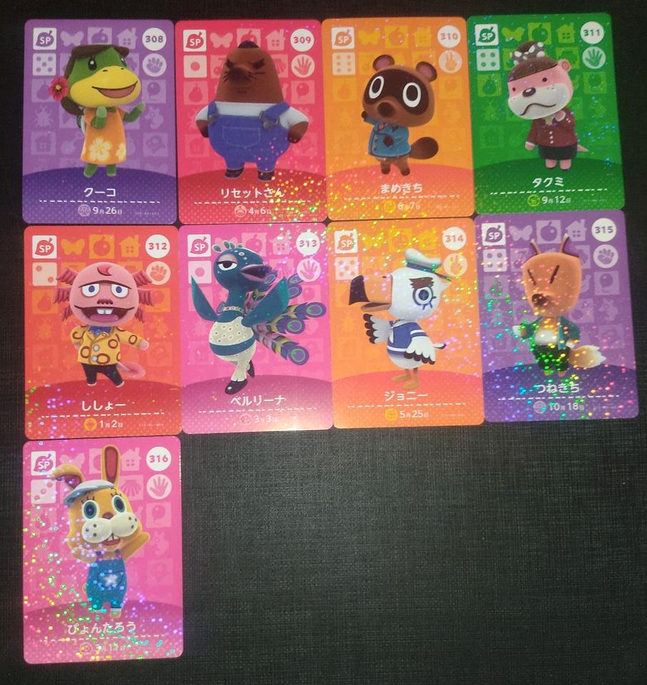 Animal Crossing Amiibo Karten 65 Original Karten für 30€ in Meerbusch