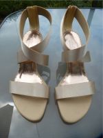 Sandalen Sandaletten beige creme Sommer 37 high heels Sensini Rheinland-Pfalz - Guldental Vorschau
