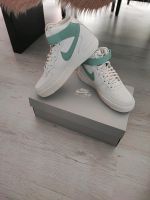 Nike Air Force 1 07' Mid Gr.38 weiß/mineralblau Neu Bayern - Großostheim Vorschau