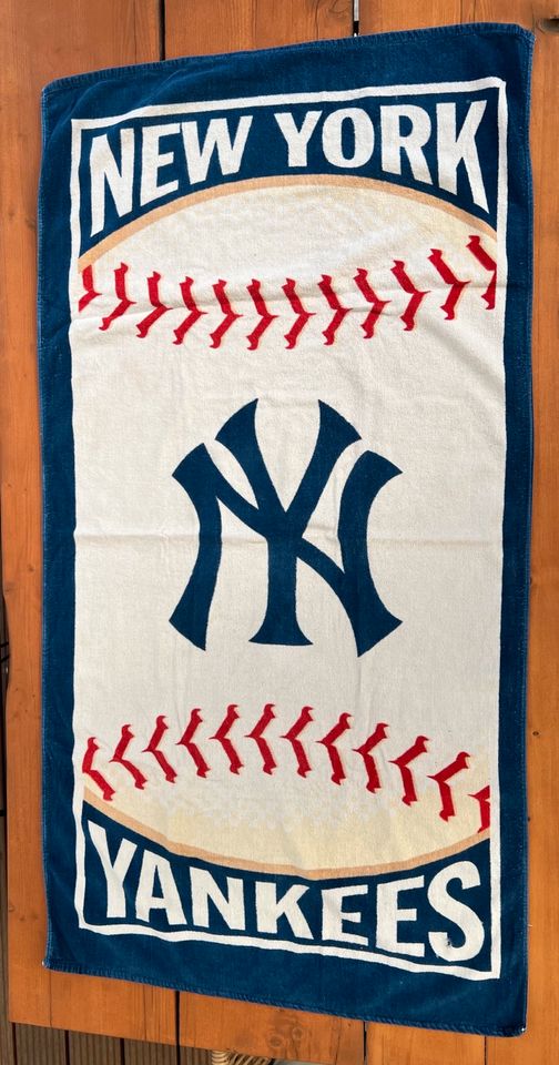 Original New York Yankees Badehandtuch Handtuch USA / Rarität in Bad Schwartau