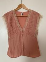 Bluse Oberteil mit spitze - Mango Größe XS 34 Bayern - Illertissen Vorschau