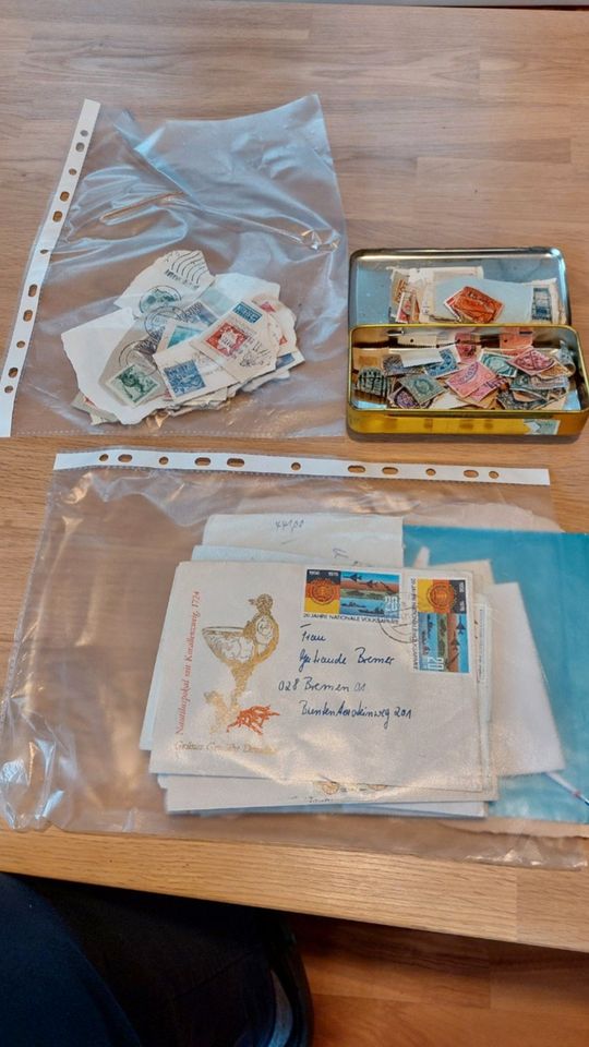 Briefmarkensammlung diverse und Ersttagsbriefe etc. in Weyhe