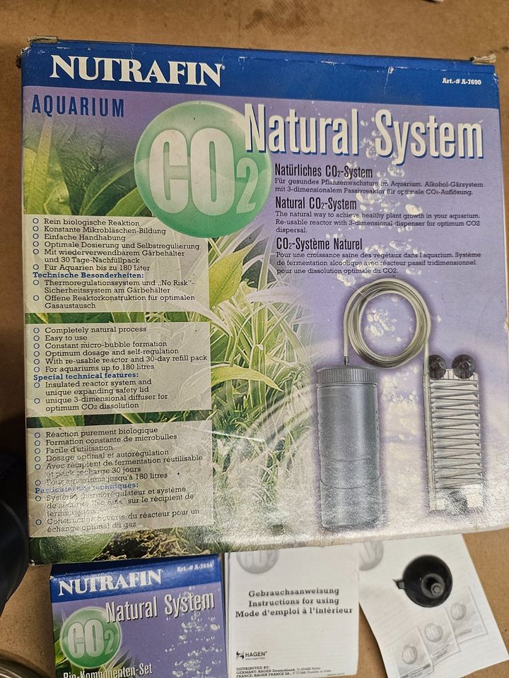 Nutrafin Natürliches CO2-System Bio Dünger Anlage Aquarium in Neumark