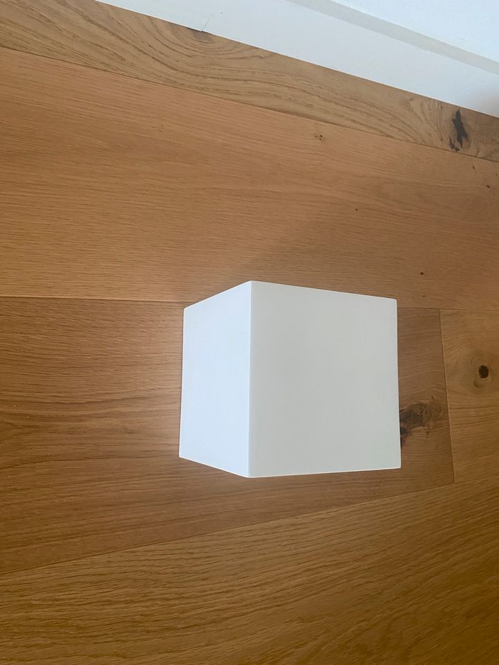 Wandlampe Cube Keramik weiß NEU in Hiltrup