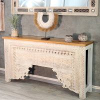 Konsolentisch Sideboard Indien Weiß Whitewash 170 cm Bochum - Bochum-Wattenscheid Vorschau