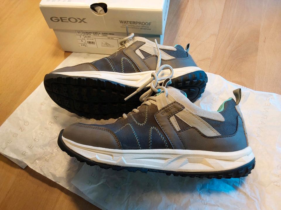 Geox Damen Sneaker Delray dunkelgrau Gr. 37 in Schwandorf