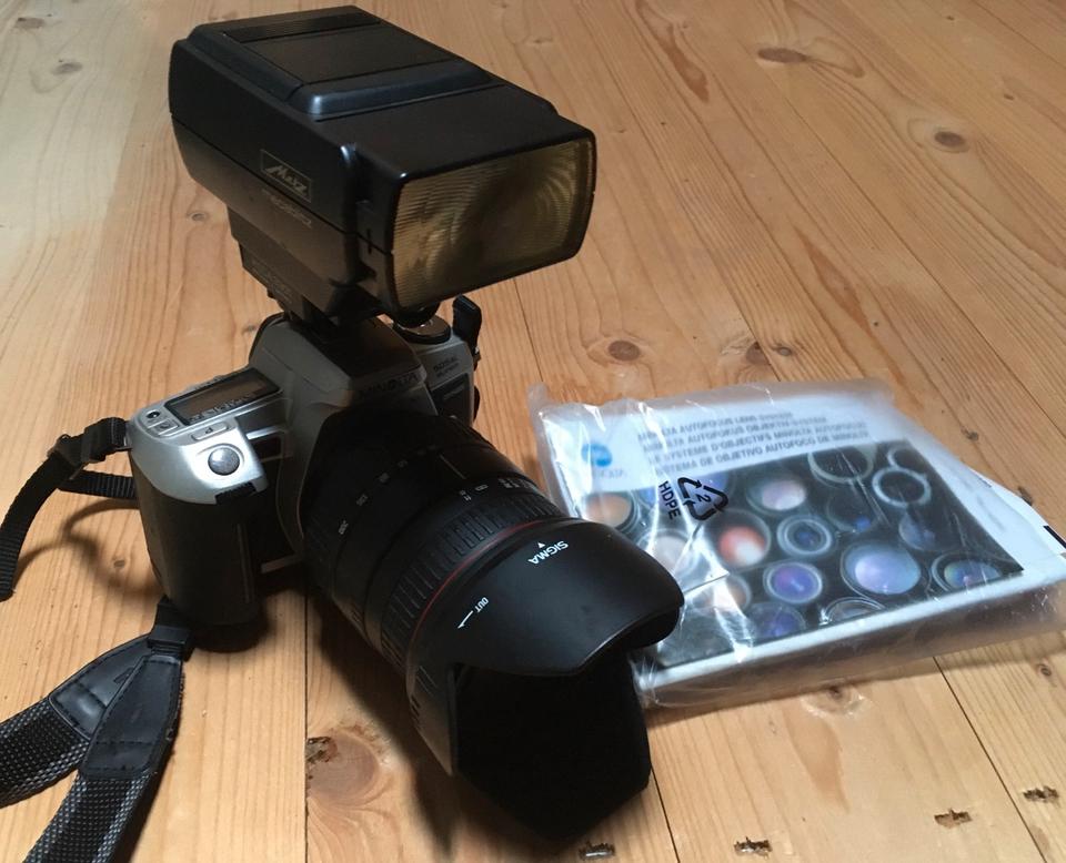 Minolta Kamera 505si super, analog, Sigma Objektiv & Metz- Blitz in Soltau