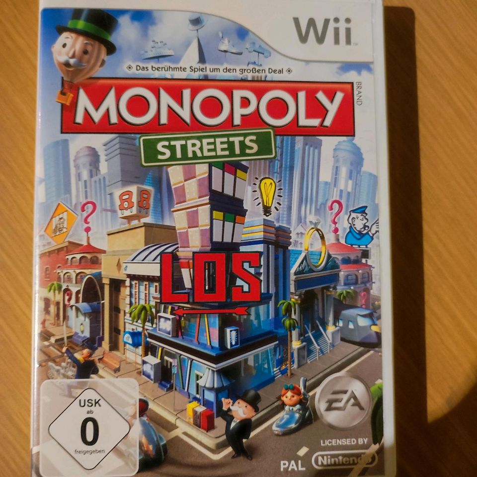 Monopoly Streets Wii Spiel Konsole los in Teublitz