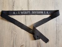 Kaiserliche Marine Mützenband "A.1.I.Werft-Division.I.A.1 Dresden - Räcknitz/Zschertnitz Vorschau