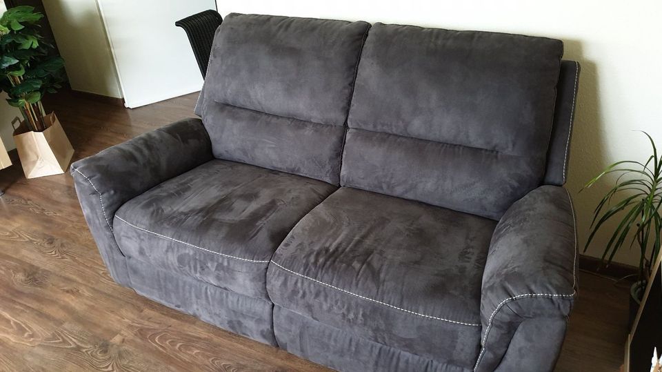 Couch / Sofa Alcantara grau in Eschweiler