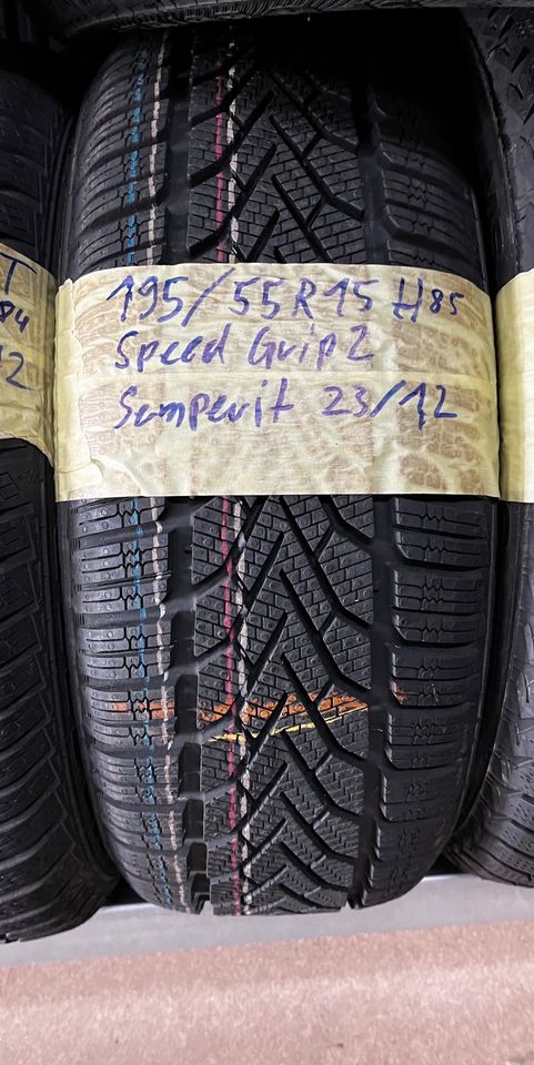 1x Winterreifen Reifen Semperit Speedgrip 2 195/55 R15 85H EK2038 in Marktzeuln